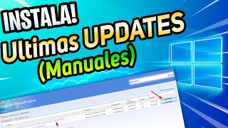 INSTALA⚡ ULTIMAS UPDATES para Windows 10  Forma MANUAL por CATALOGO OFICIAL [upl. by Pegma]