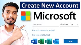 How to Create Microsoft Account  how to create outlook account  Outlook Email kaise banaye [upl. by Geordie674]