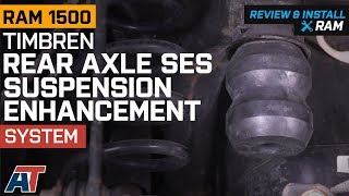 20092018 Ram Timbren Rear Axle SES Suspension Enhancement System Crew amp Quad Cab Review amp Install [upl. by Beaston]