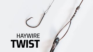 How To Rig Wire Leader  The EASIEST Haywire Twist Tutorial REELREPORTS [upl. by Notlem]