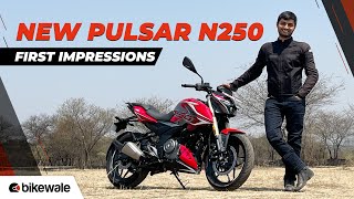 2024 Bajaj Pulsar N250 Walkaround  What’s NewFeatures Exhaust Sound amp More  BikeWale [upl. by Boaten]