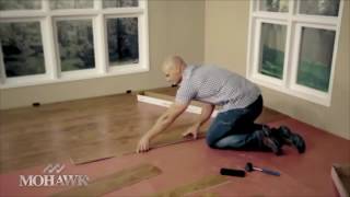 Mohawk Uniclic Laminate Installation  DIY Project [upl. by Penoyer707]