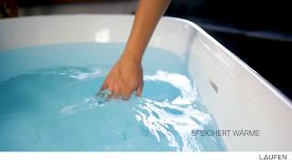 LAUFEN  Laufen pro  Freestanding bathtub Marbond DE [upl. by Deragon]