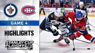 Second Round Gm 4 Jets  Canadiens 6721  NHL Highlights [upl. by Marylin112]