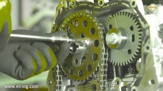 Renault DCI R9M Engine  Timing chain replacement [upl. by Kempe]