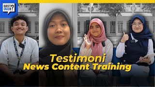 Yuk Ikut News Content Training Universitas Airlangga  QuestiUNAIRe [upl. by Wurtz]