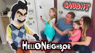 Hello Neighbor in Real Life Broke into a Strangers House amp Get Caught Part 1 [upl. by Auqkinahs]