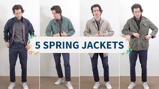 5 Jackets for Spring and Summer and How to Wear Them [upl. by Narahs]