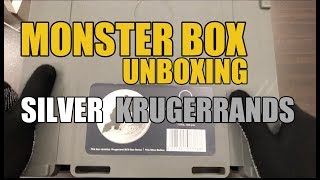 Unboxing the Monster Box EP 1 Silver Krugerrands [upl. by Rodrich]