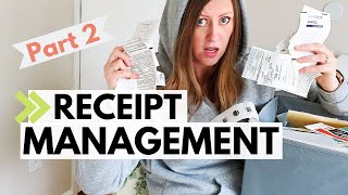 Receipt Management for Bookkeepers Part 2 [upl. by Kcirddes]