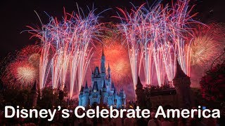 Disneys Celebrate America Fourth of July Fireworks at The Magic Kingdom 4K [upl. by Ingelbert]