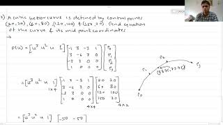 Solved Problems on Hermite Spline and Bezier Curve [upl. by Oneg]