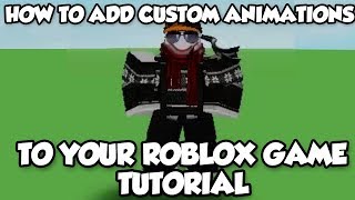 UPDATE Roblox Studio Tutorial  How To Add Custom Animations To Your Game [upl. by Schwing652]