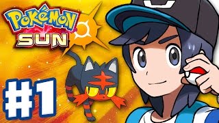 Pokemon Sun and Moon  Gameplay Walkthrough Part 1  Alola Intro and Litten Starter Nintendo 3DS [upl. by Nyliak]