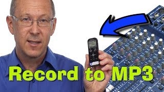 Record to MP3 from an Audio Mixer to a personal recorder [upl. by Salkcin]