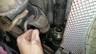 Volvo XC90 Driveline Prop shaft removal Parts in description [upl. by Salokcin612]