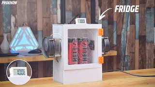 Making a Mini Refrigerator from Peltier DIY Homemade Fridge [upl. by Savick]