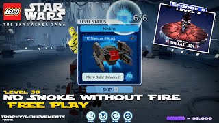 Lego Star Wars The Skywalker Saga Lvl 38 No Snoke Without Fire FREE PLAY  HTG [upl. by Darill]