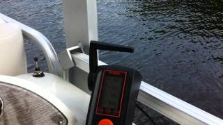 Torqeedo 20 RL Cruise Noise level on a Pontoon [upl. by Yeloc278]