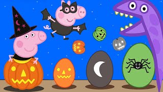 Peppa Pig 🎃 Peppa Pig Halloween Special  Peppa Pig Halloween Surprise Eggs [upl. by Marigolda]