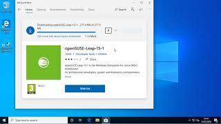 Installing OpenSUSE Into The Windows 10 Subsystem for GNU WSL [upl. by Mora]