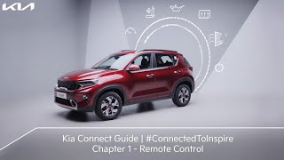 Kia Connect Guide  ConnectedToInspire  Chapter 1  Remote Control [upl. by Llennyl]