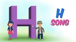 The Letter H Song  Alphabet Songs for kids  Nursery Rhymes by Kids Yogi [upl. by Akinet853]