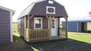 Derksen Portable Buildings 16x40 with electical installed tiny home [upl. by Macegan]