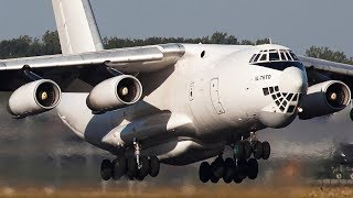 ILYUSHIN IL76 SCREAMING LOUD DEPARTURE with incredible Sound 4K [upl. by Ened]