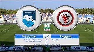 PESCARA  FOGGIA 51 gli highlights [upl. by Leffen]