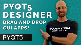 PyQT5 Designer Drag and Drop GUI  PyQt5 GUI Thursdays 6 [upl. by Nole]