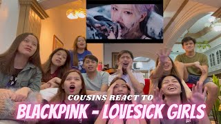 COUSINS REACT TO BLACKPINK – ‘Lovesick Girls’ MV [upl. by Fia]