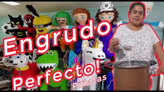 Como HACER ENGRUDO Para PIÑATAS Paso a Paso Fácil Y Rápido [upl. by Darya437]