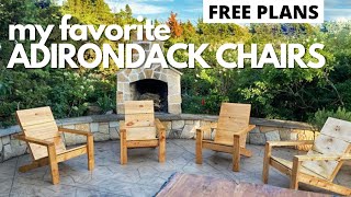 The BEST Adirondack Chair Plans [upl. by Ihsorih]