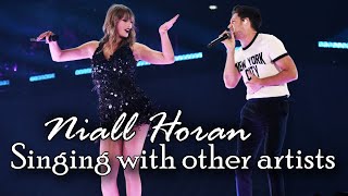 A compilation of Niall Horan performing with other artists [upl. by Nollad8]