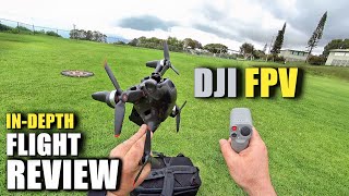 DJI FPV Drone Flight Test Review IN DEPTH  Motion Control amp Fly More Kit How Does It REALLY Work [upl. by Chesney228]