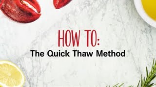 The Quick Thaw Method [upl. by Amron]