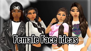 Avakin life  Face ideas Females [upl. by Essilevi716]