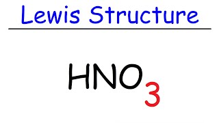 HNO3 Lewis Structure  Nitric Acid [upl. by Aljan]