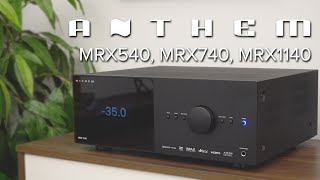 Anthem MRX540 MRX740 MRX1140 Receivers Review amp Comparison [upl. by Enihpled118]