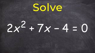 Solving a quadratic by completing the square [upl. by Fesuy]