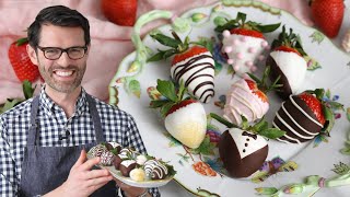 Easy Chocolate Covered Strawberries [upl. by Nylla]