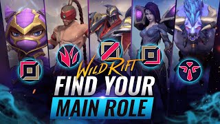 BEST Way to Find YOUR Main Role in Wild Rift LoL Mobile [upl. by Chinua]