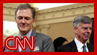 Trump impeachment hearings  Bill Taylor George Kent FULL CNN Live Stream [upl. by Aenahs]