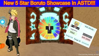 New BUSTED 5 Star Boruto Showcase  All Star Tower Defense Roblox [upl. by Nirhtak]