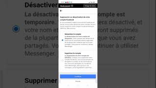 comment désactiver ou supprimer un compte Facebook facilement [upl. by Leeban]