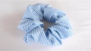 How to Make a Scrunchie  DIY Scrunchies  Sewing Scrunchies [upl. by Farley]