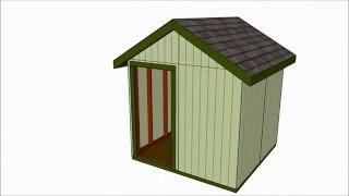 8x8 Shed Plans [upl. by Farver]