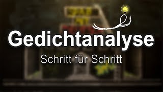 Gedichtanalyse  Schritt für Schritt [upl. by Athal354]