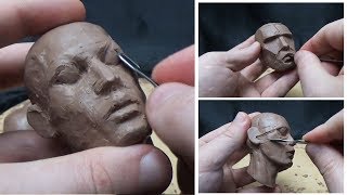 Sculpting Timelapse  HEAD MODELING tutorial [upl. by Anelej]